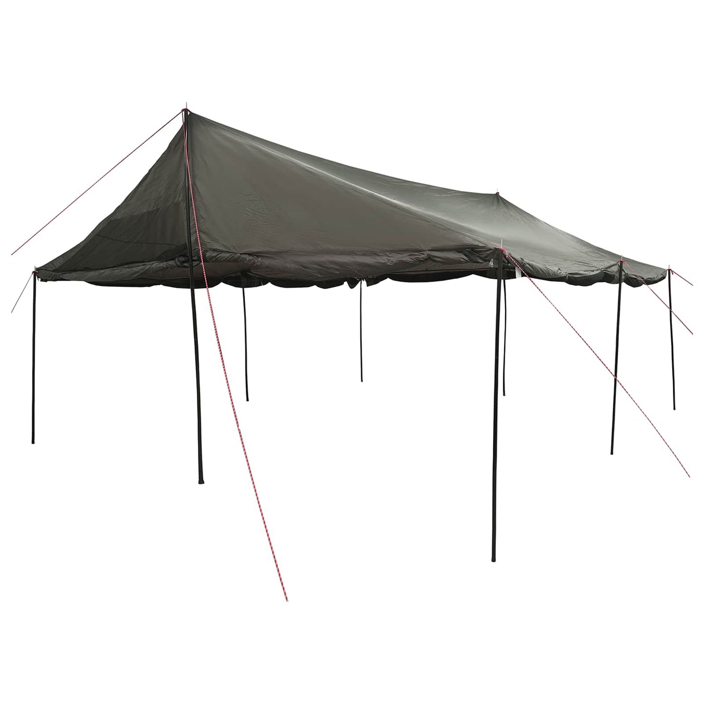 Family Tent Brown grey 600 x 400 x 268 cm Polyester and Steel