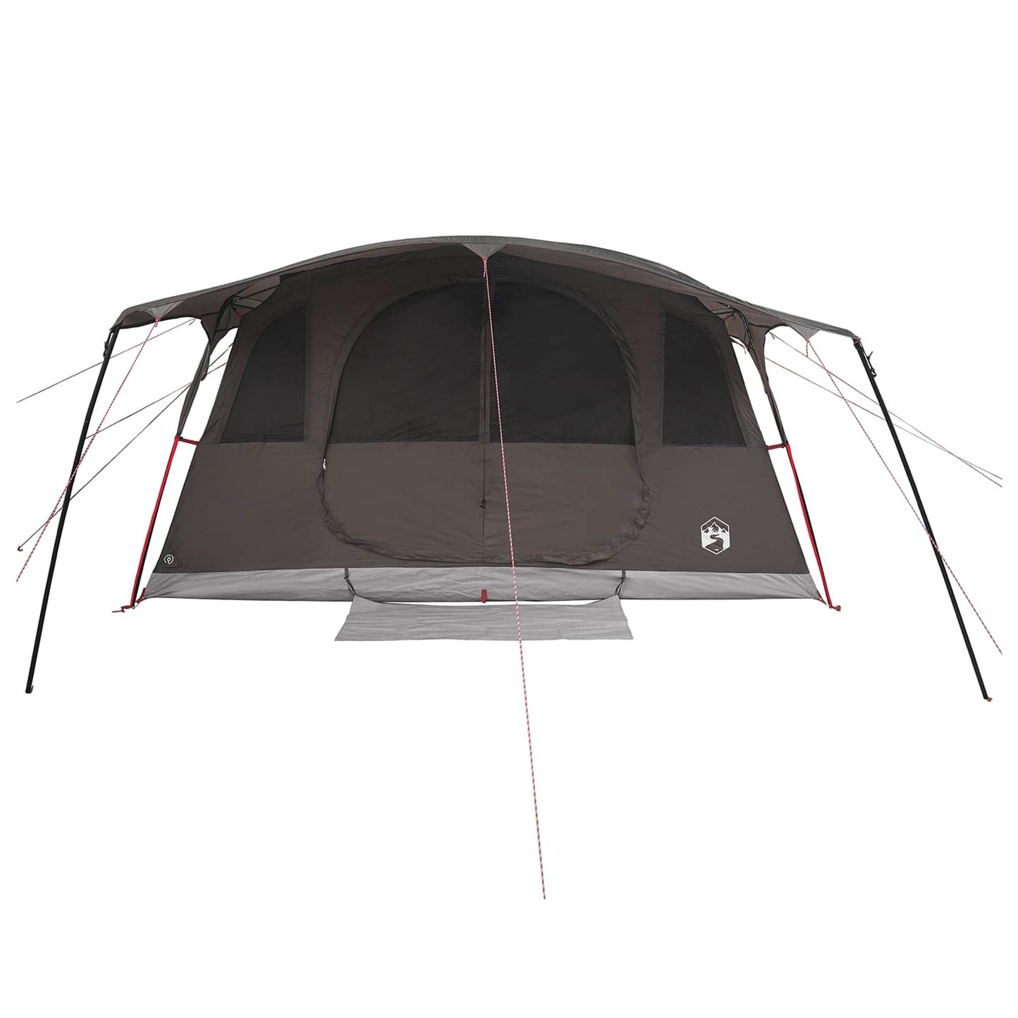 Tunnel Tent Brown Grey 427 x 305 x 205 cm Polyester and Steel