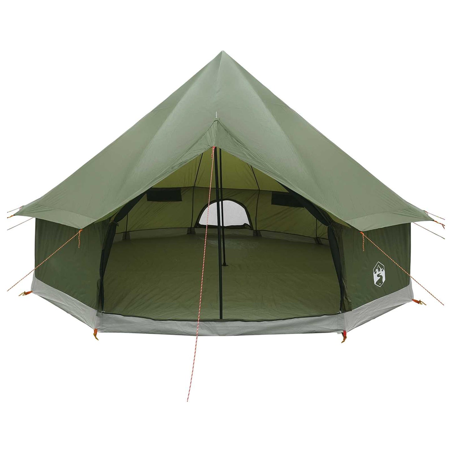 Tipi Tent Olive Green 300 x 300 x 200 cm Polyester and Steel
