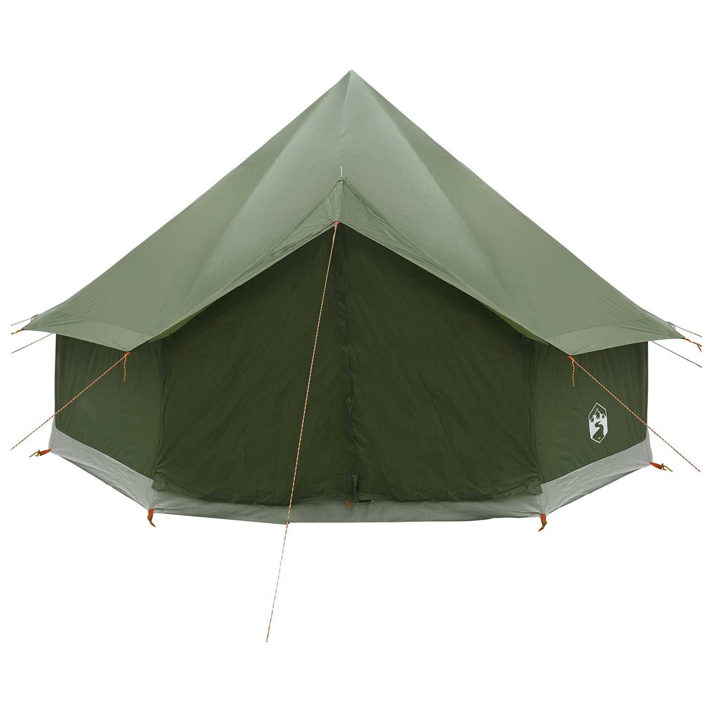 Tipi Tent Olive Green 300 x 300 x 200 cm Polyester and Steel