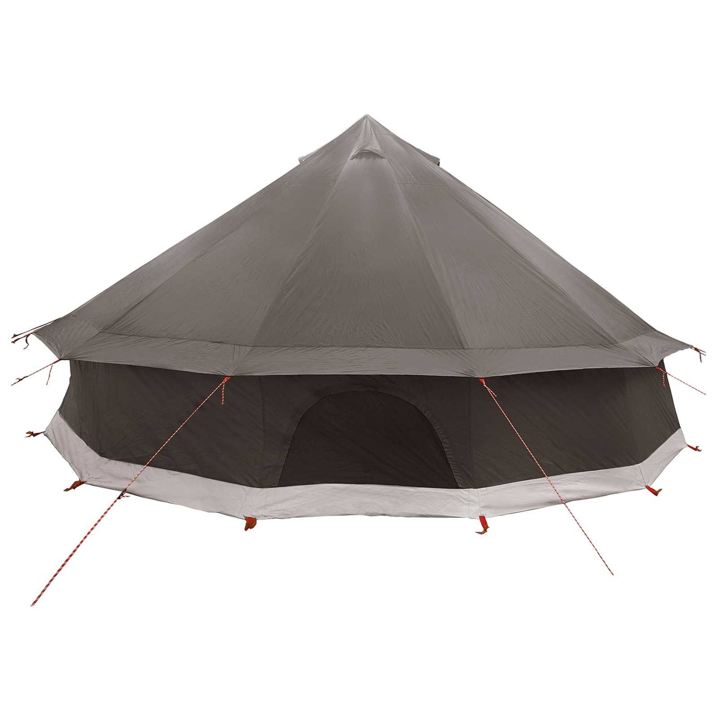 Tipi Tent Brown Grey 600 x 600 x 350 cm Polyester and Steel