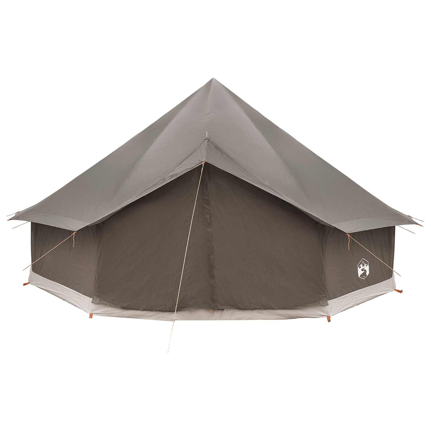 Tipi Tent Brown Grey 500 x 500 x 300 cm Polyester and Steel