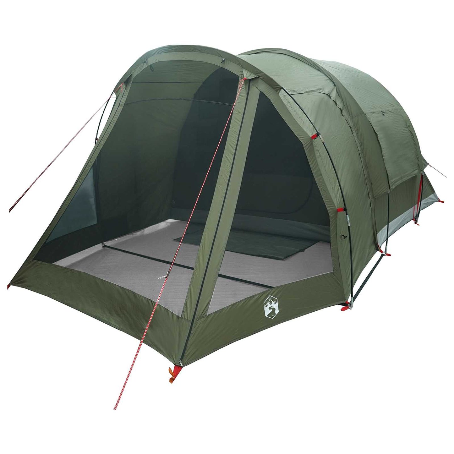 Cabin Tent Olive Green 488 x 244 x 183 cm Polyester and Steel