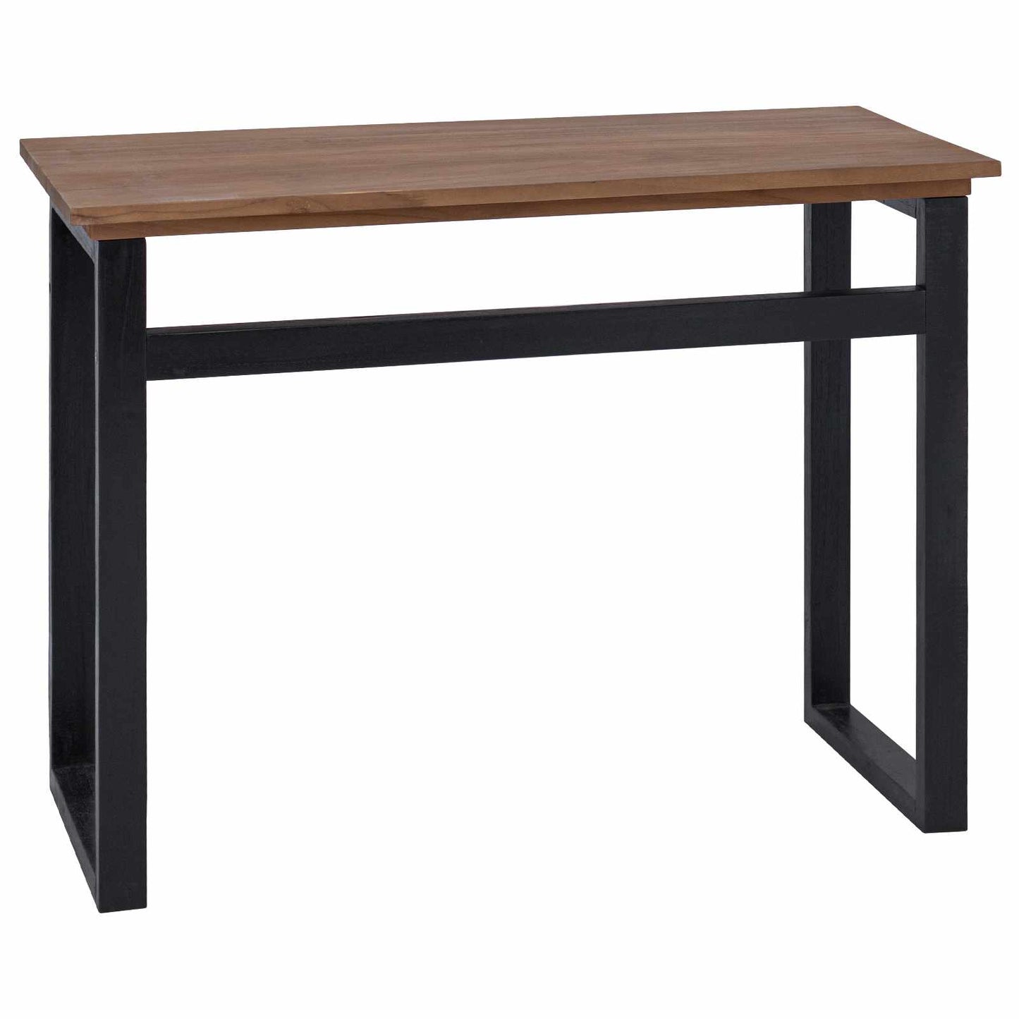 Desk Natural Solid Teak Wood 100 x 45 x 75cm