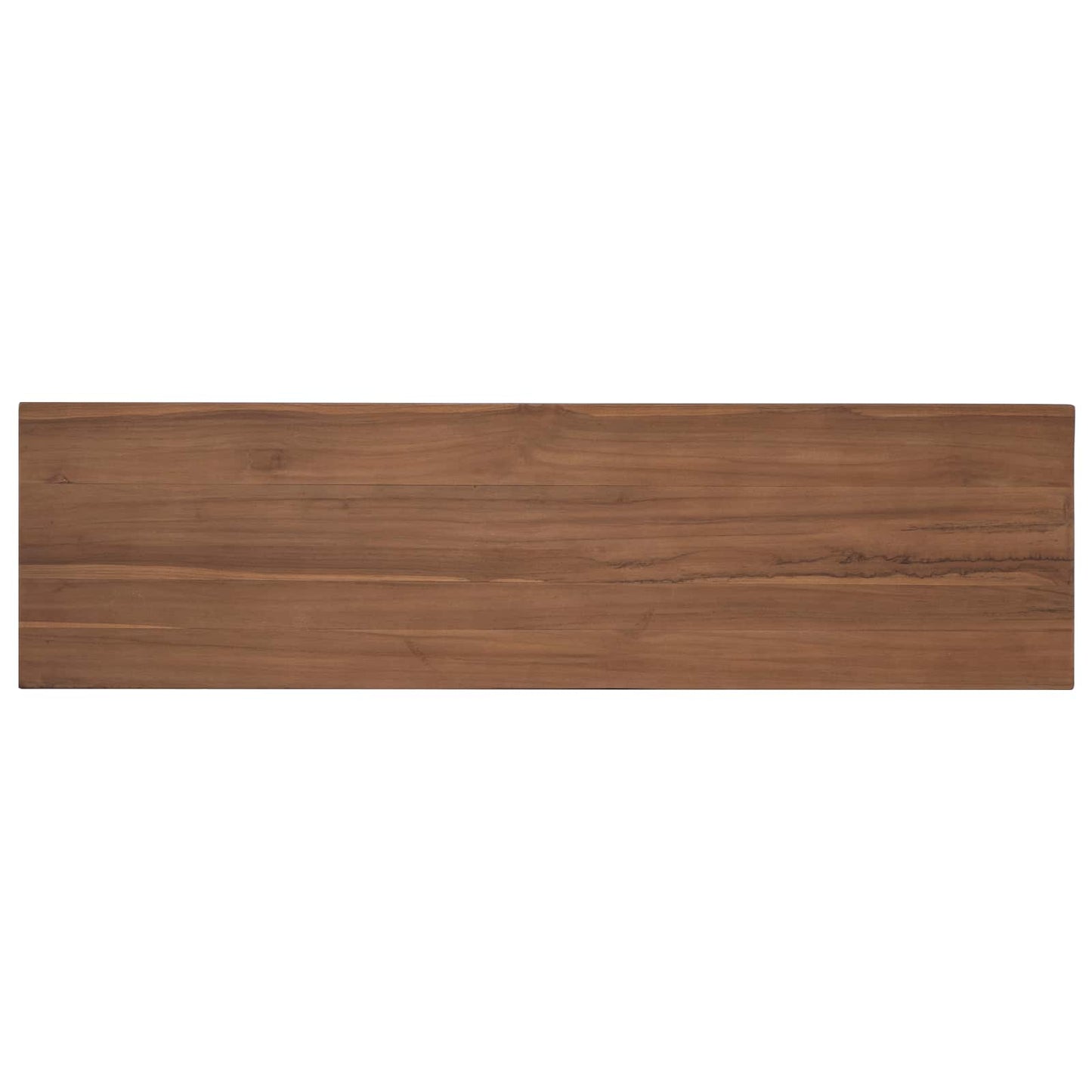 TV Cabinet 110 x 30 x 40 cm Natural Solid Teak Wood