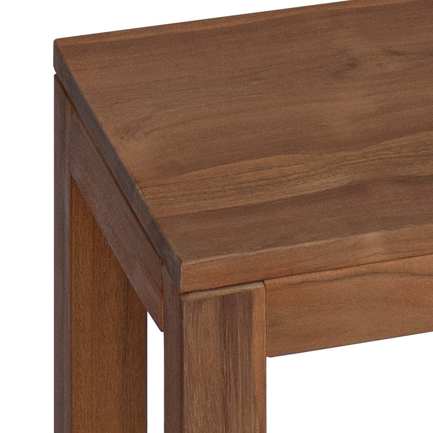 Plant Stand 3 pcs Natural 25 x 25 x 80 cm Solid Teak Wood