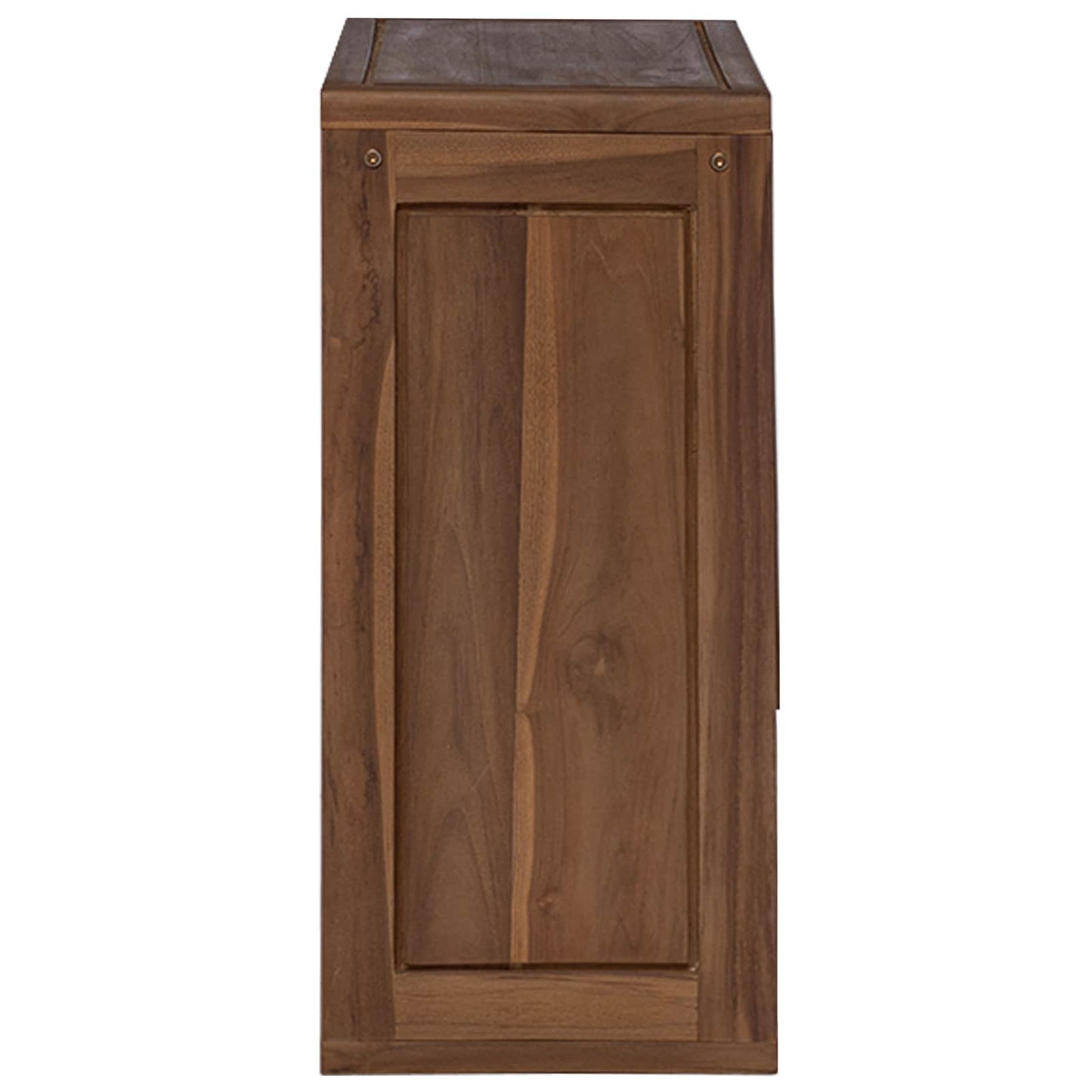 Bathroom Side Cabinet Natural 45 x 30 x 70 cm Solid Teak Wood