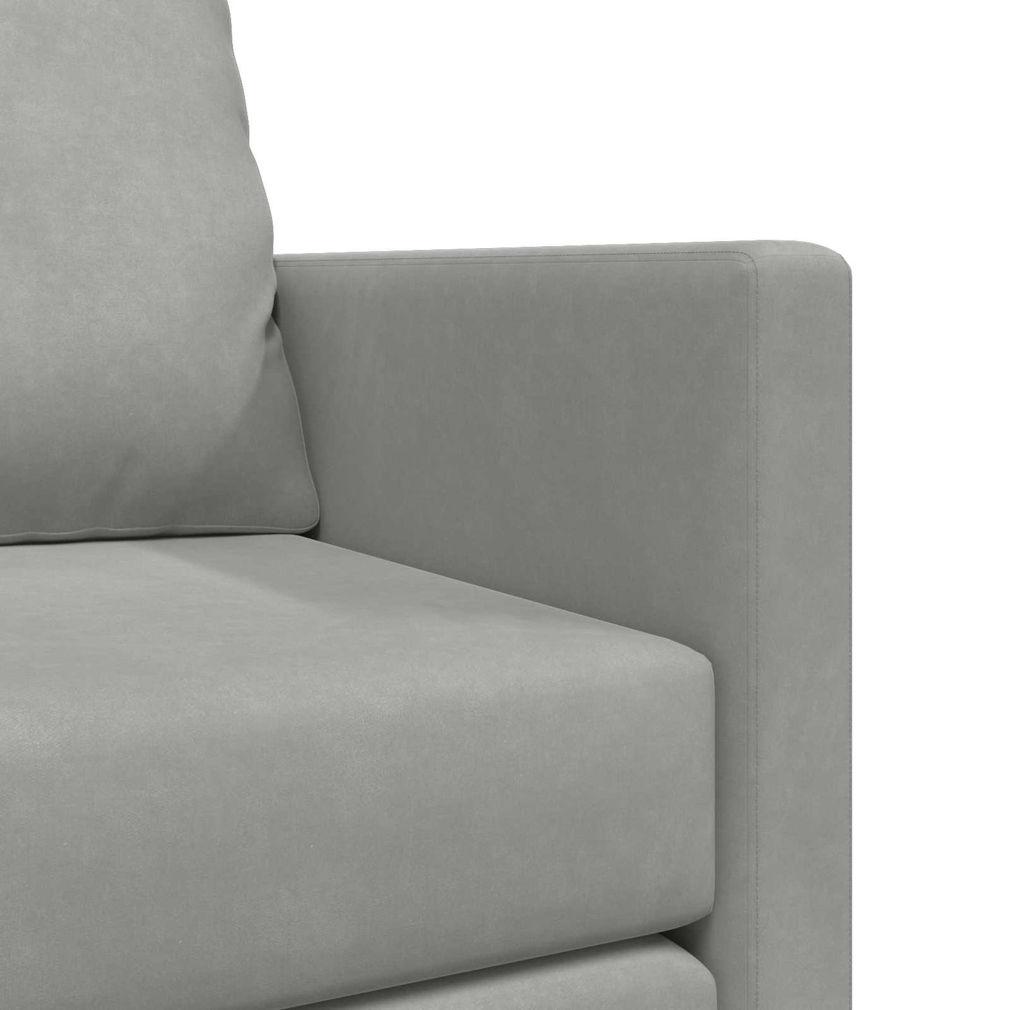 Folding Sofa Bed Light Grey 122 x 70 x 60 cm Velvet