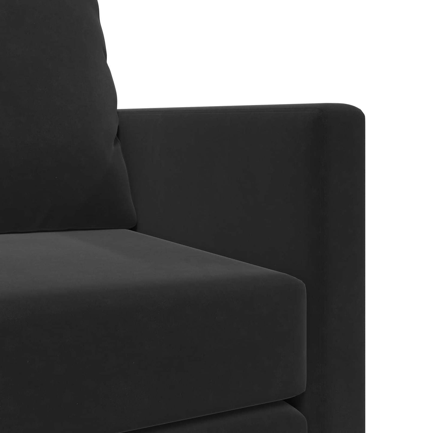 Folding Sofa Bed Black 122 x 70 x 60 cm Velvet