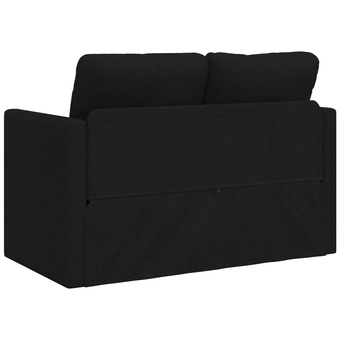Folding Sofa Bed Black 112 x 60 x 55 cm Fabric