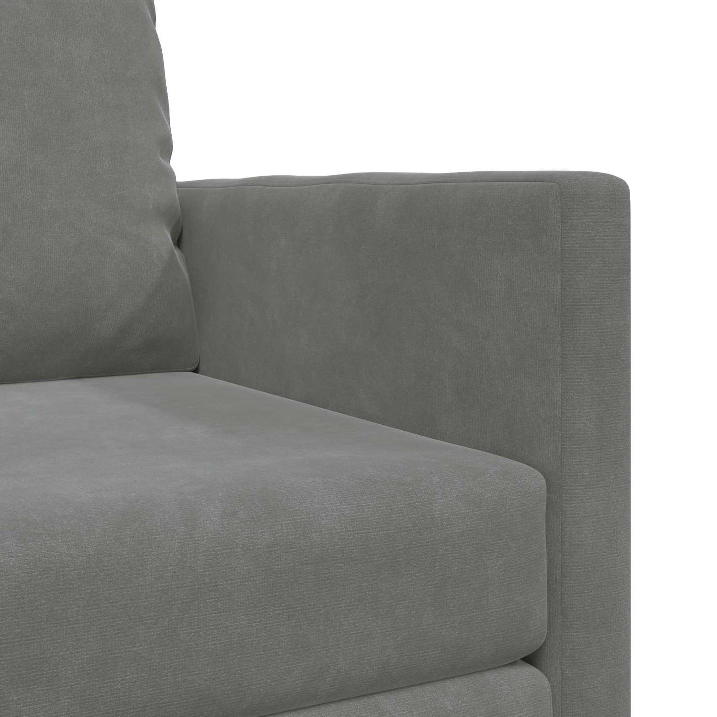 Folding Sofa Bed Dark Grey 74 x 77 x 81 cm Velvet
