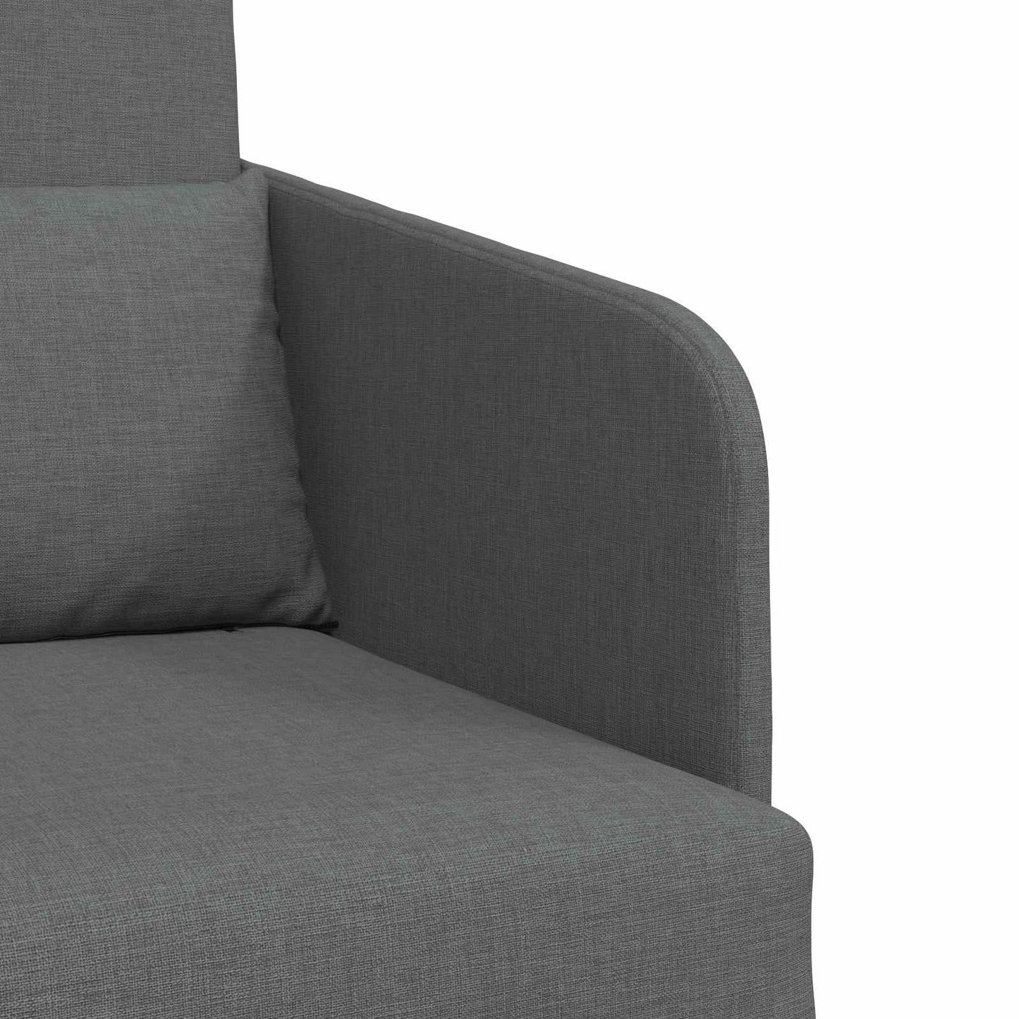 Folding Sofa Bed Dark Grey 65 x 80 x 83 cm Fabric