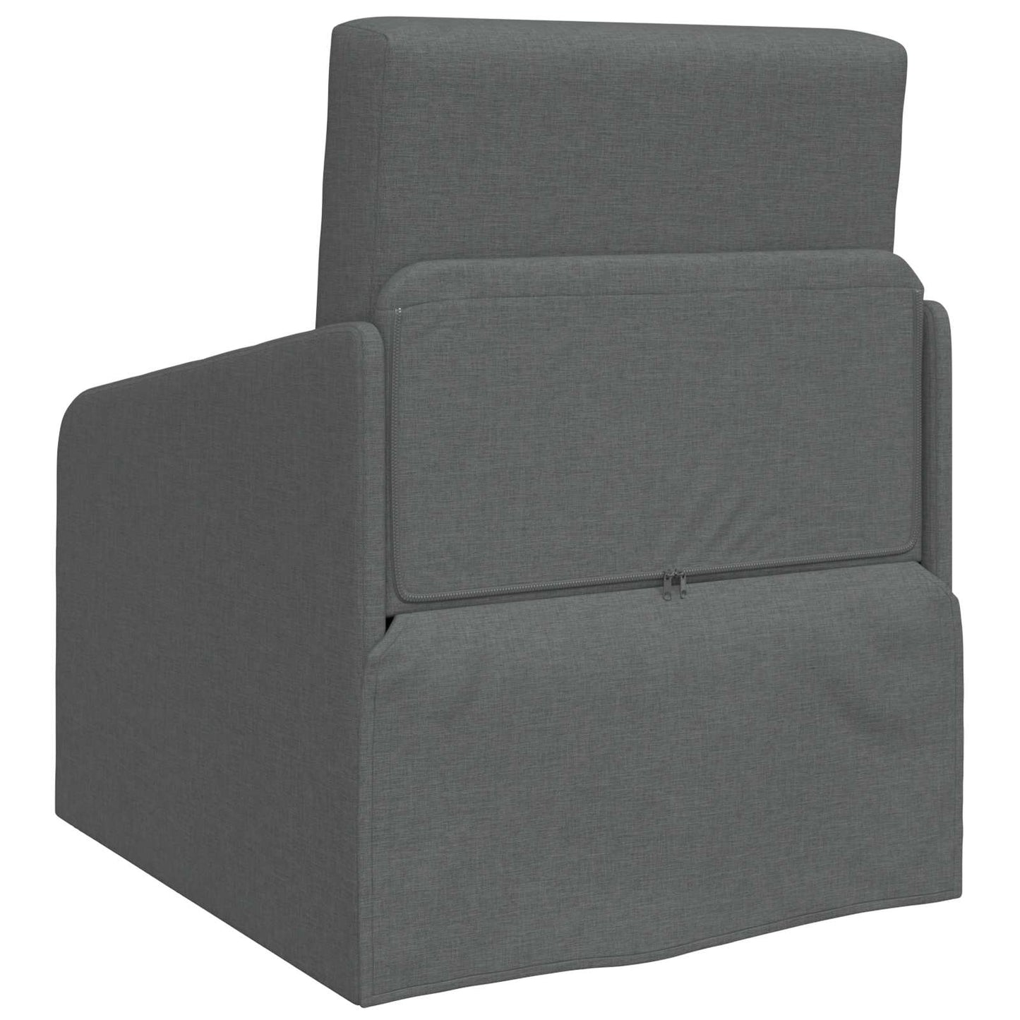 Folding Sofa Bed Dark Grey 65 x 80 x 83 cm Fabric