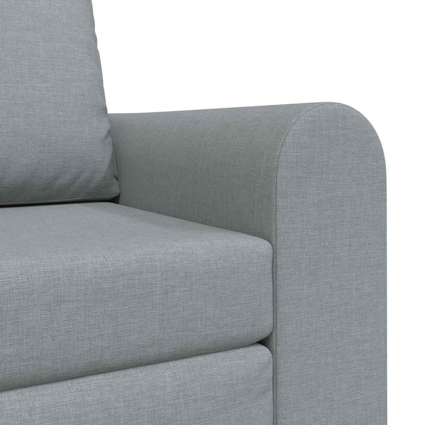 Folding Sofa Bed Light Grey 98 x 71 x 83 cm Fabric