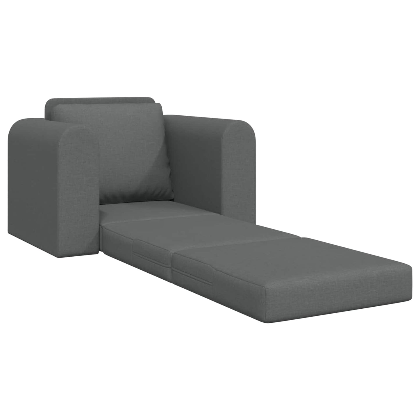 Folding Sofa Bed Dark Grey 98 x 71 x 83 cm Fabric