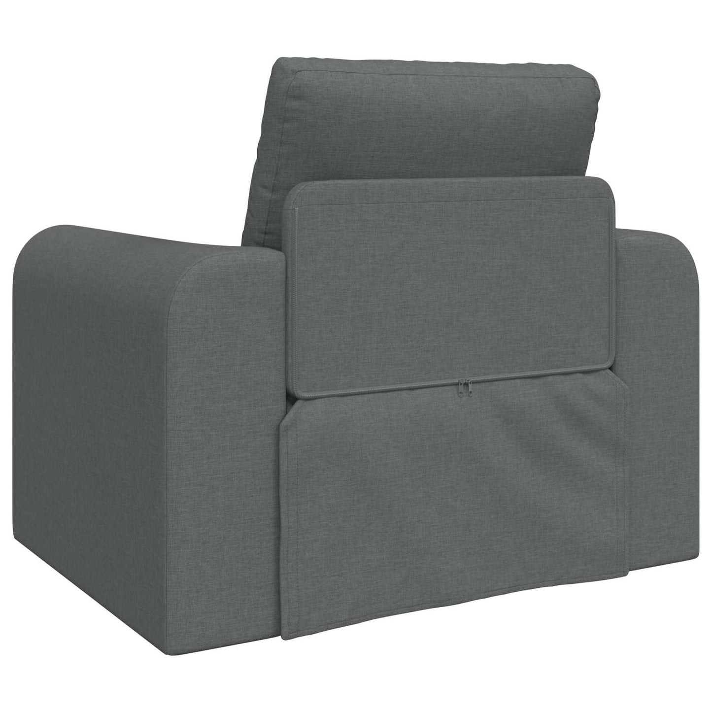 Folding Sofa Bed Dark Grey 98 x 71 x 83 cm Fabric
