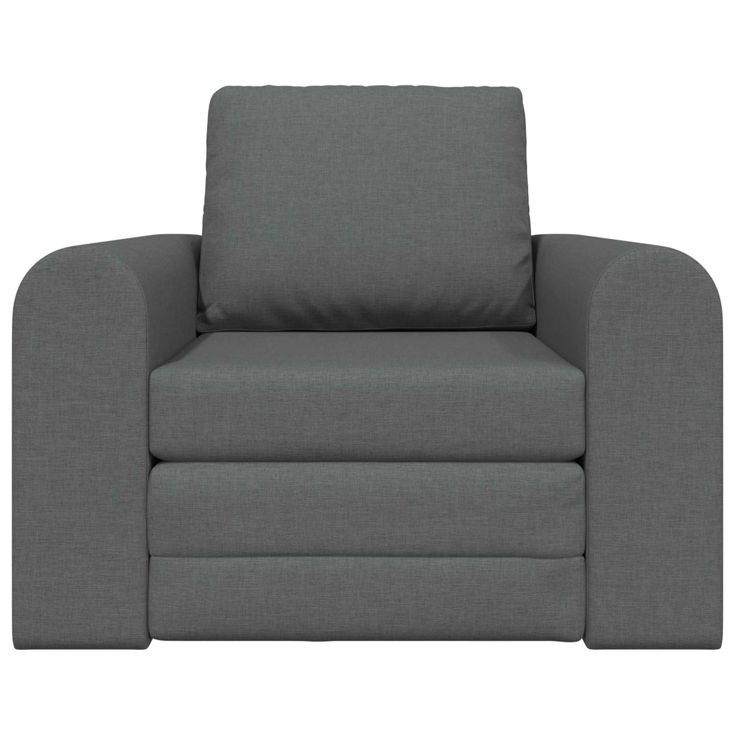 Folding Sofa Bed Dark Grey 98 x 71 x 83 cm Fabric