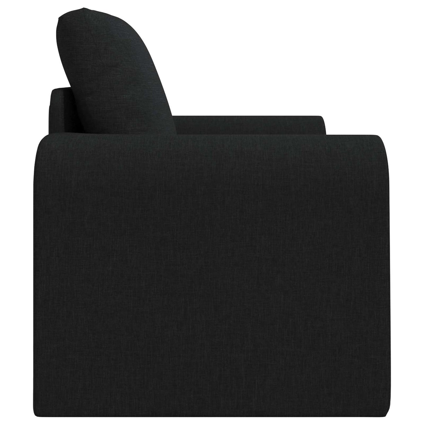 Folding Sofa Bed Black 98 x 71 x 83 cm Fabric