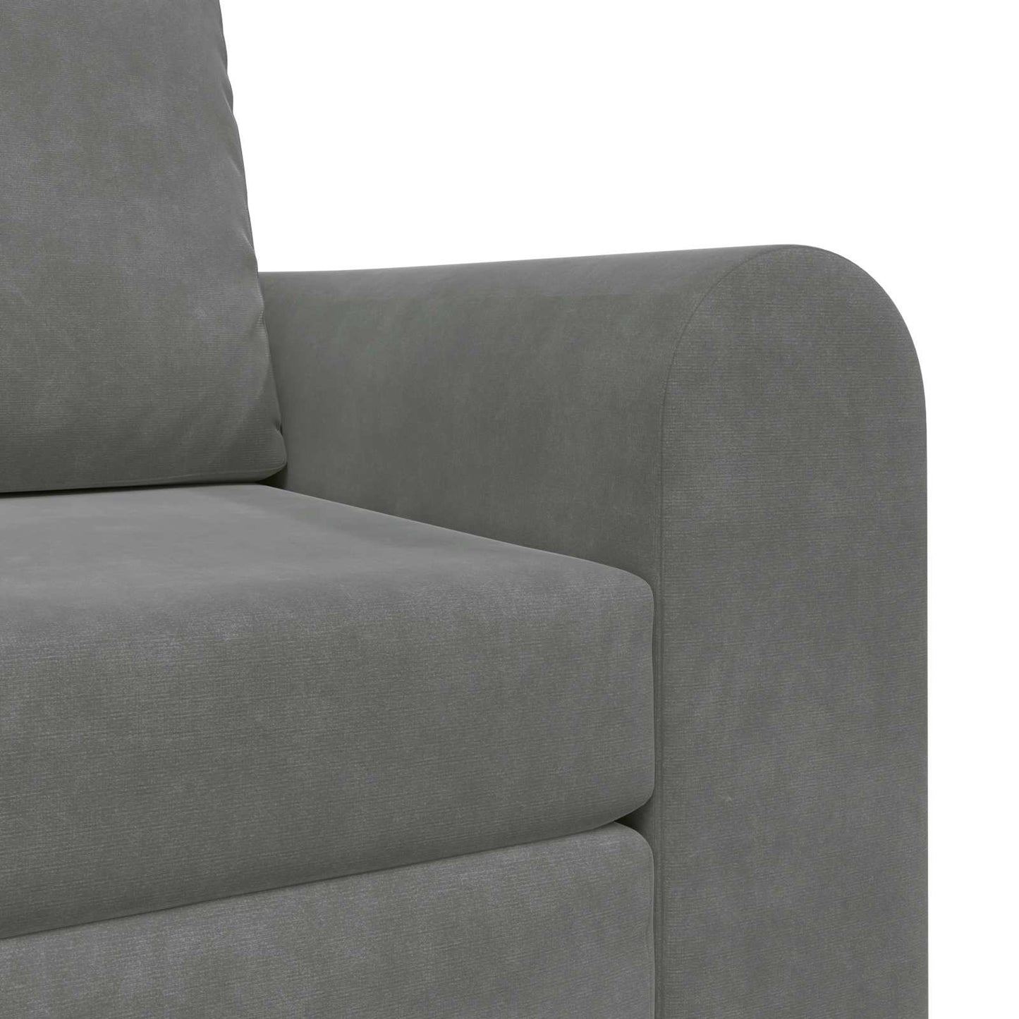 Folding Sofa Bed Dark Grey 98 x 71 x 83 cm Velvet