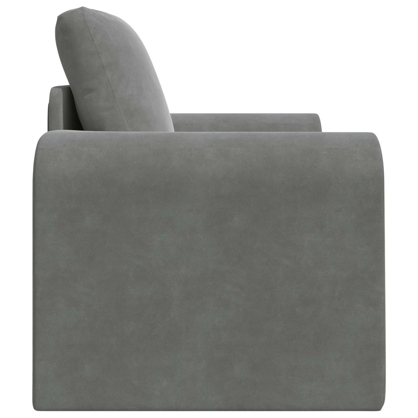 Folding Sofa Bed Dark Grey 98 x 71 x 83 cm Velvet