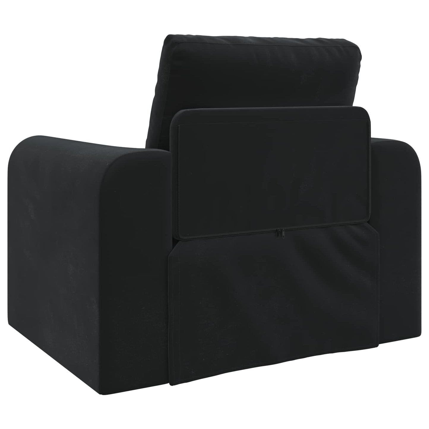 Folding Sofa Bed Black 98 x 71 x 83 cm Velvet