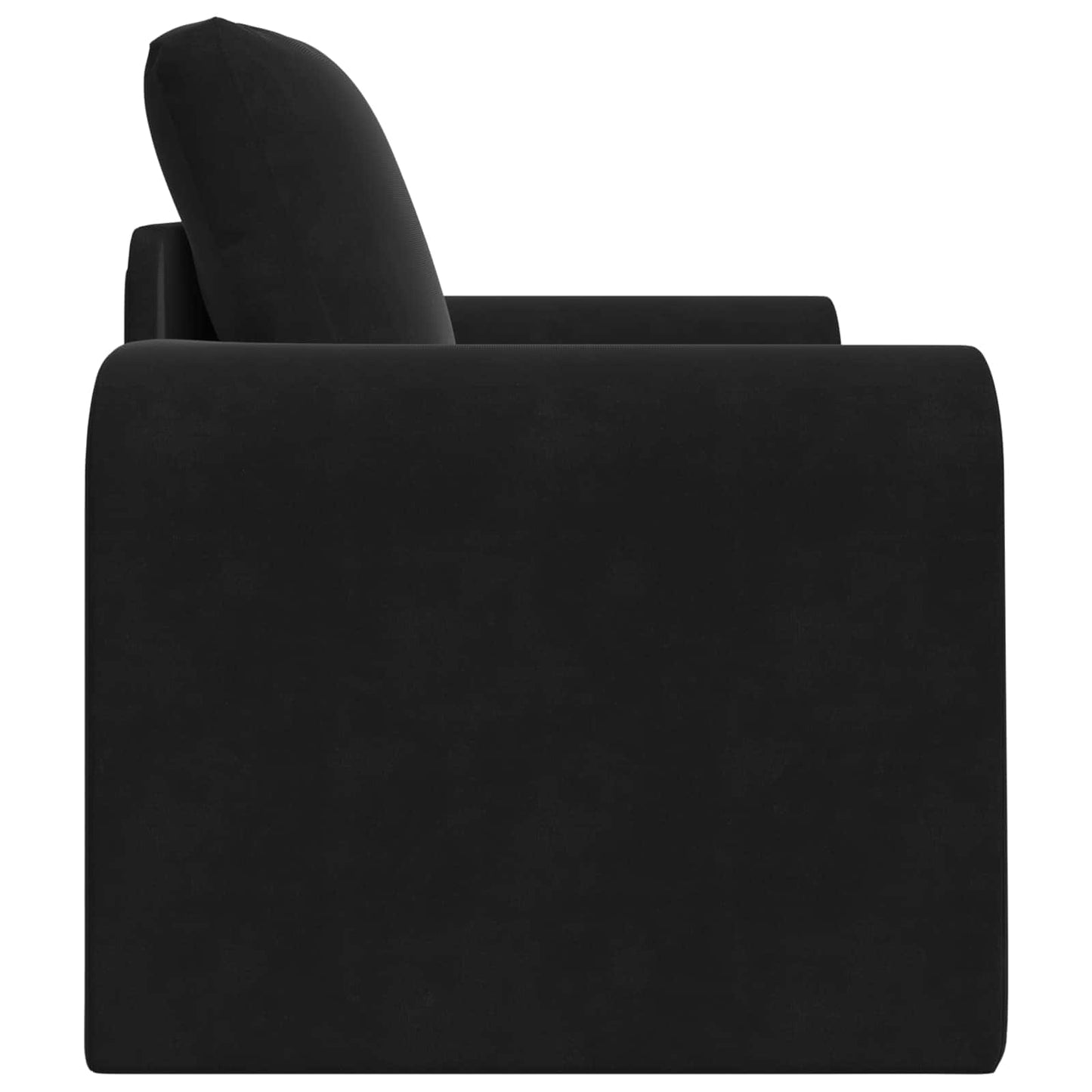 Folding Sofa Bed Black 98 x 71 x 83 cm Velvet