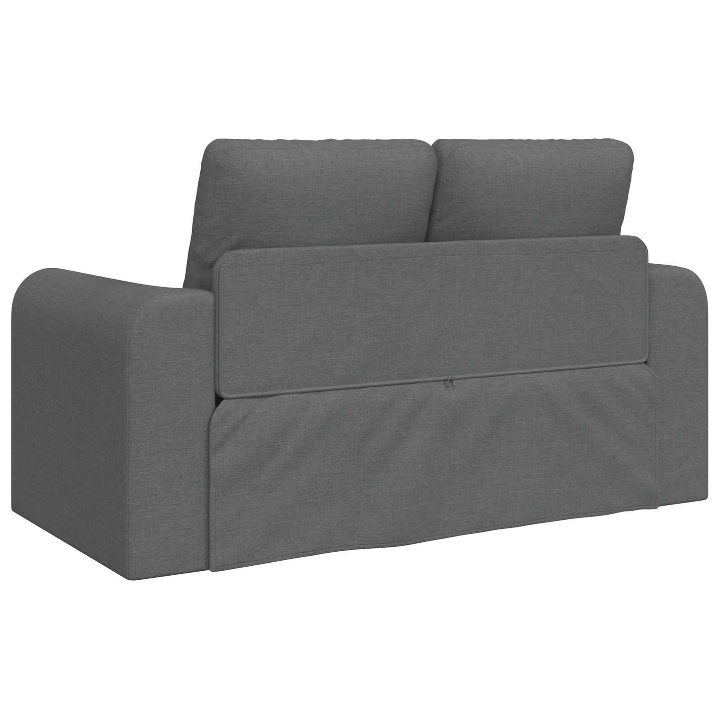 Folding Sofa Bed Dark Grey 148 x 71 x 83 cm Fabric