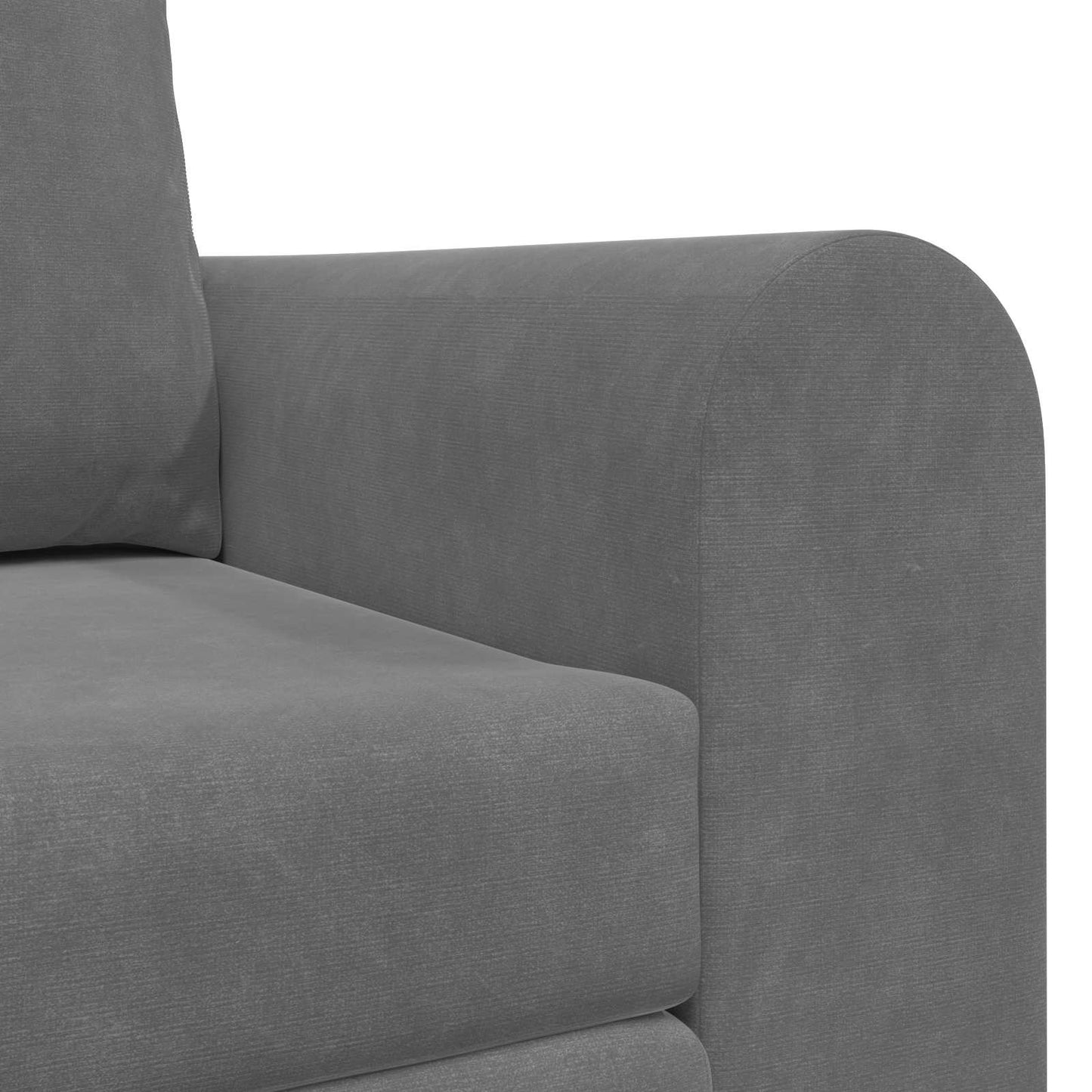 Folding Sofa Bed Dark Grey 148 x 71 x 83 cm Velvet