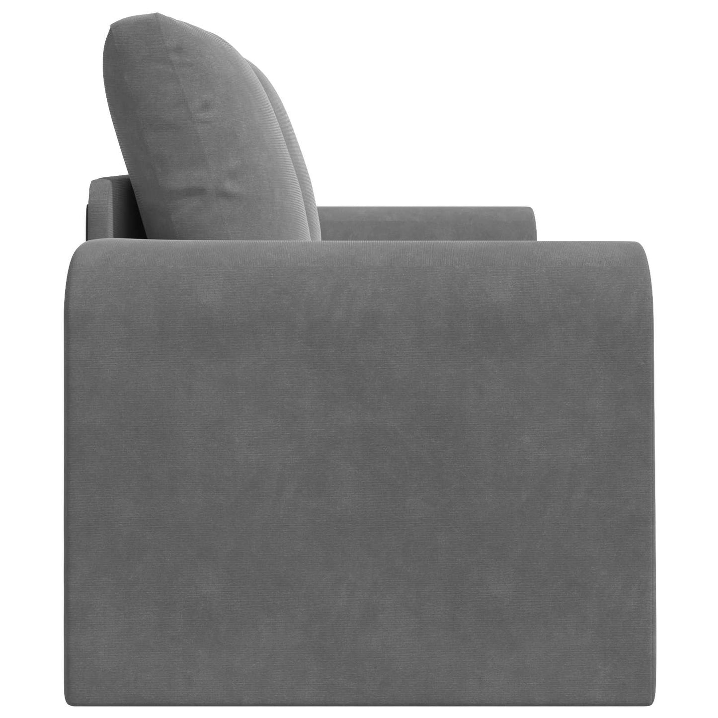 Folding Sofa Bed Dark Grey 148 x 71 x 83 cm Velvet