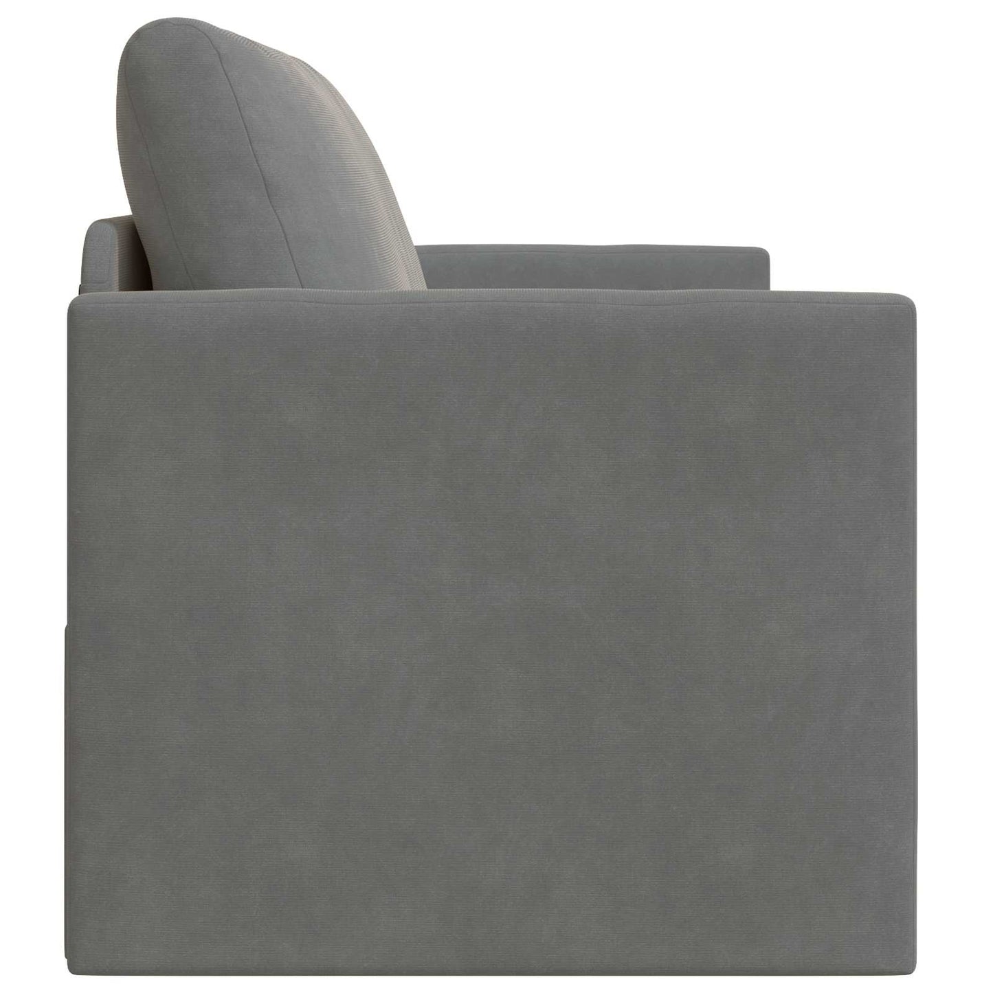 Folding Sofa Bed Dark Grey 124 x 71 x 78 cm Velvet