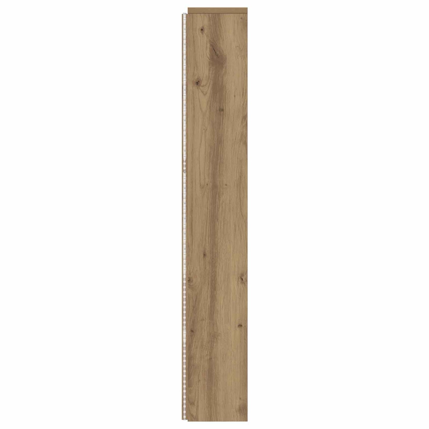 Headboard Cabinet with LED Artisan Oak 140 x 16.5 x 103.5 cm