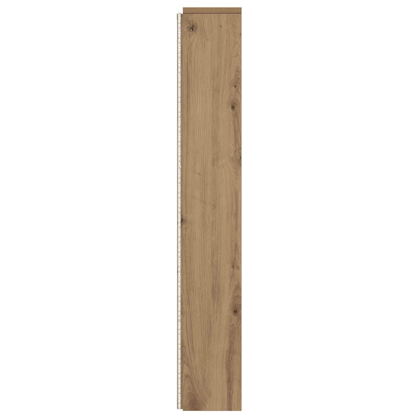 Headboard Cabinet with LED Artisan Oak 160 x 16.5 x 103.5 cm