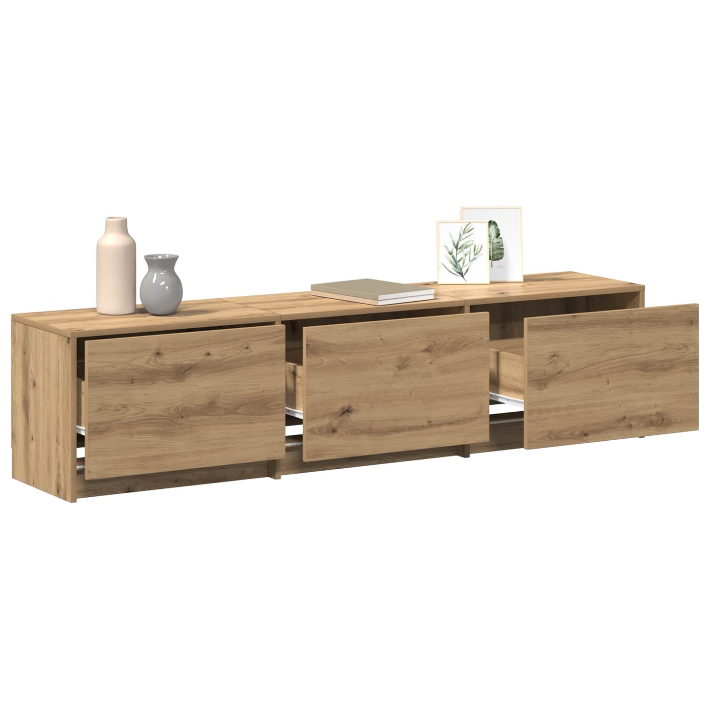 TV Cabinet Artisan Oak 165 x 34 x 40 cm Engineered Wood