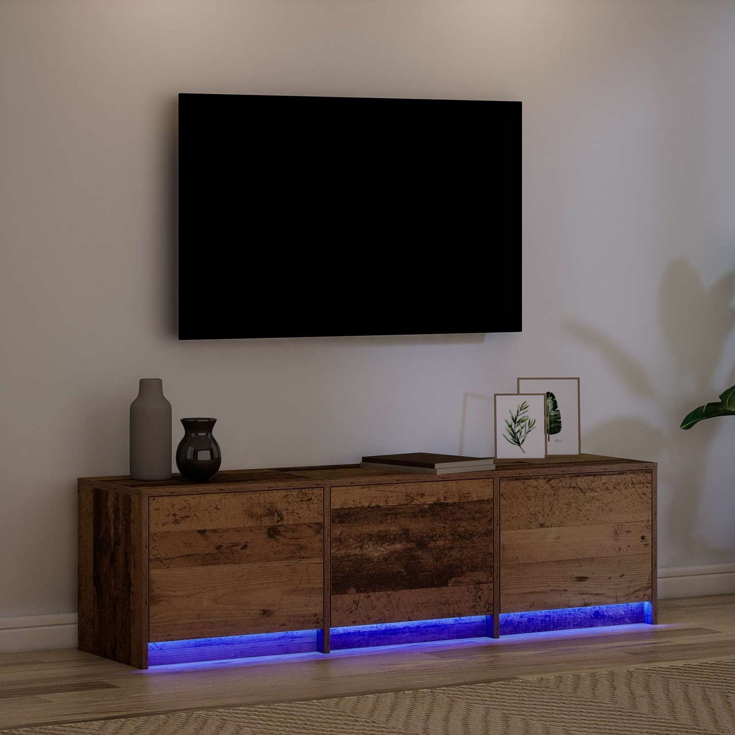 TV Cabinet 140 x 34 x 40 cm Old Wood Engineered Wood