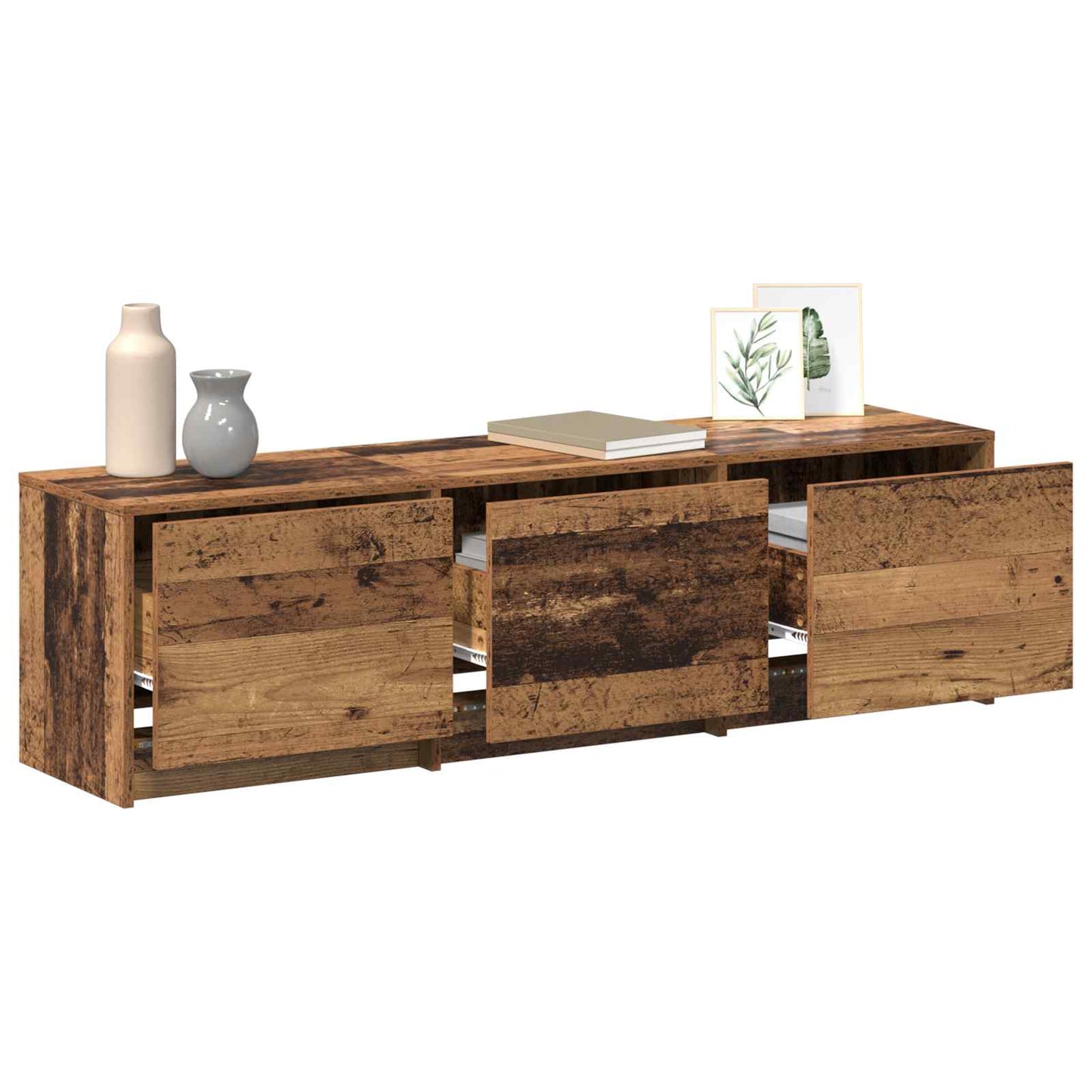 TV Cabinet 140 x 34 x 40 cm Old Wood Engineered Wood
