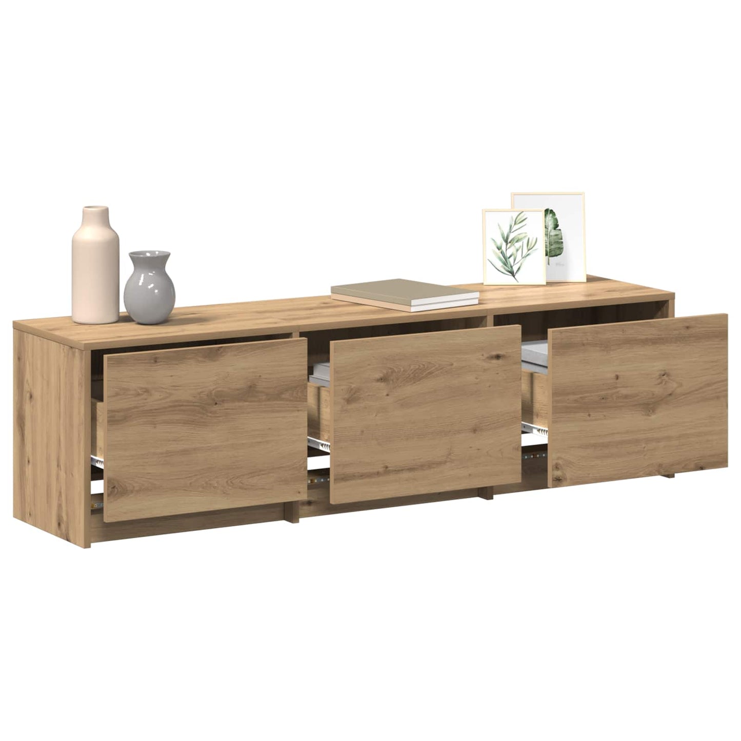 TV Cabinet Artisan Oak 140 x 34 x 40 cm Engineered Wood