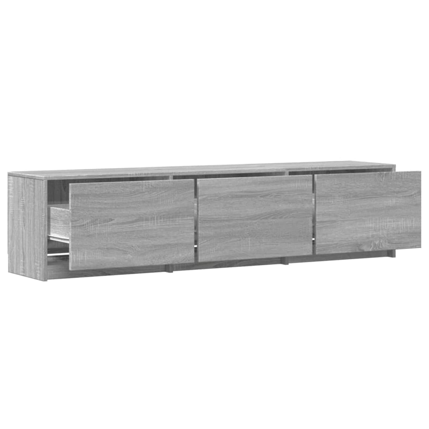TV Cabinet Grey Sonoma 165 x 34 x 40 cm Engineered Wood