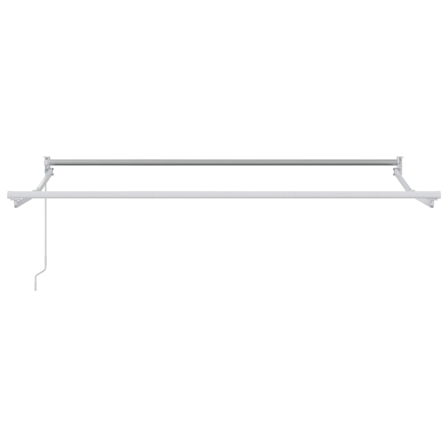 Retractable Awning Light Grey 2.5 x 2 m