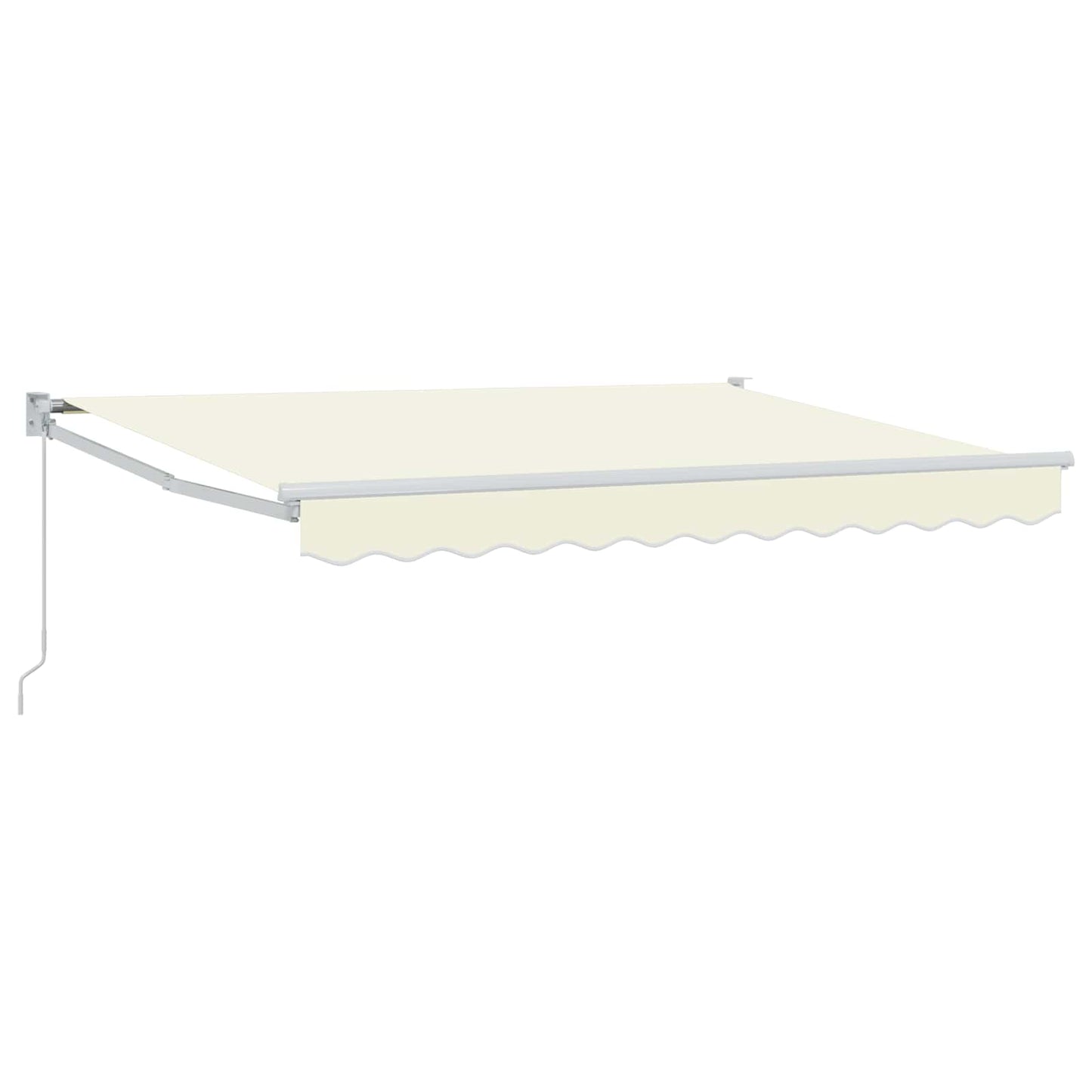 Retractable Awning Cream 3 x 2 m 100% Polyester and Aluminium