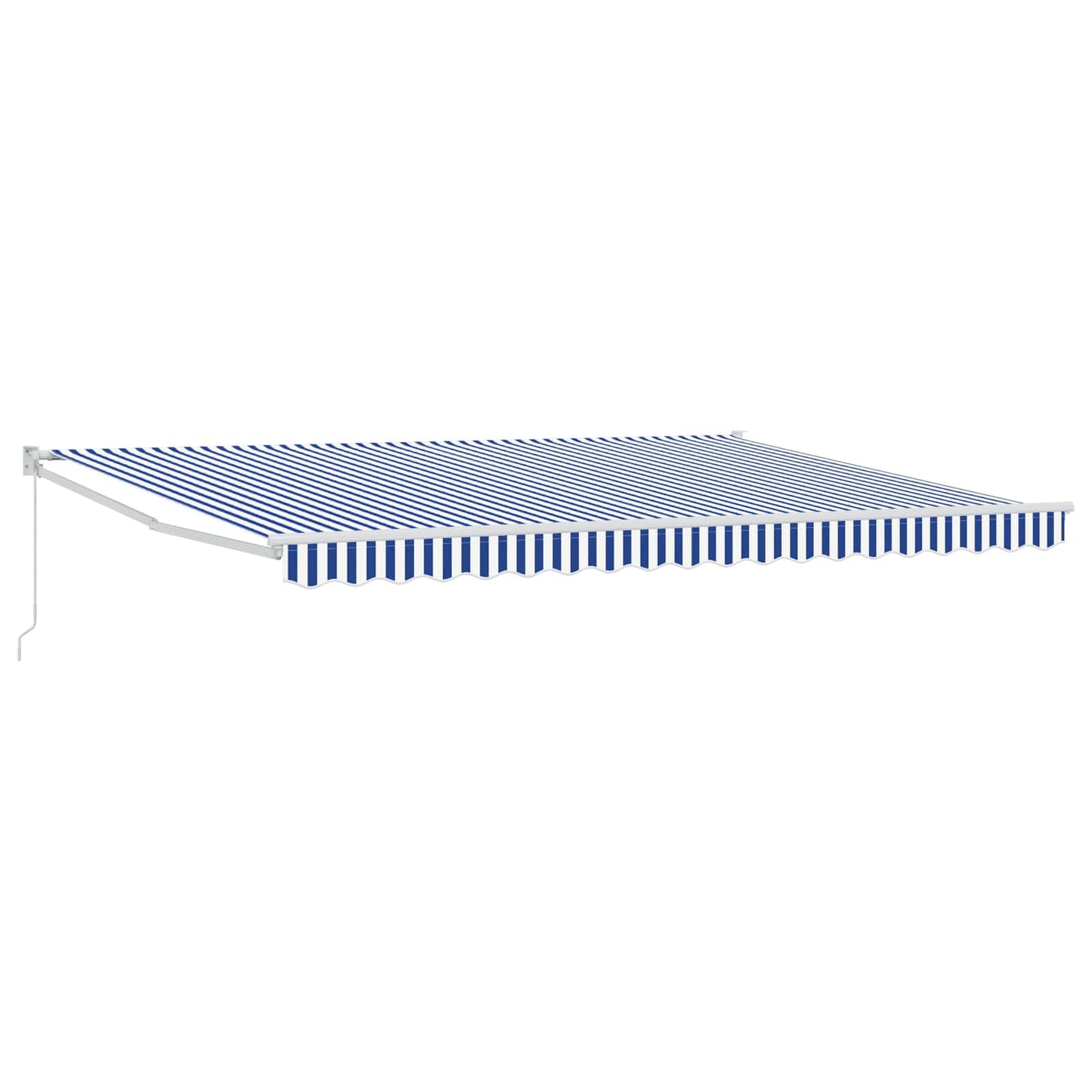 Retractable Awning Blue and White 4 x 2 m
