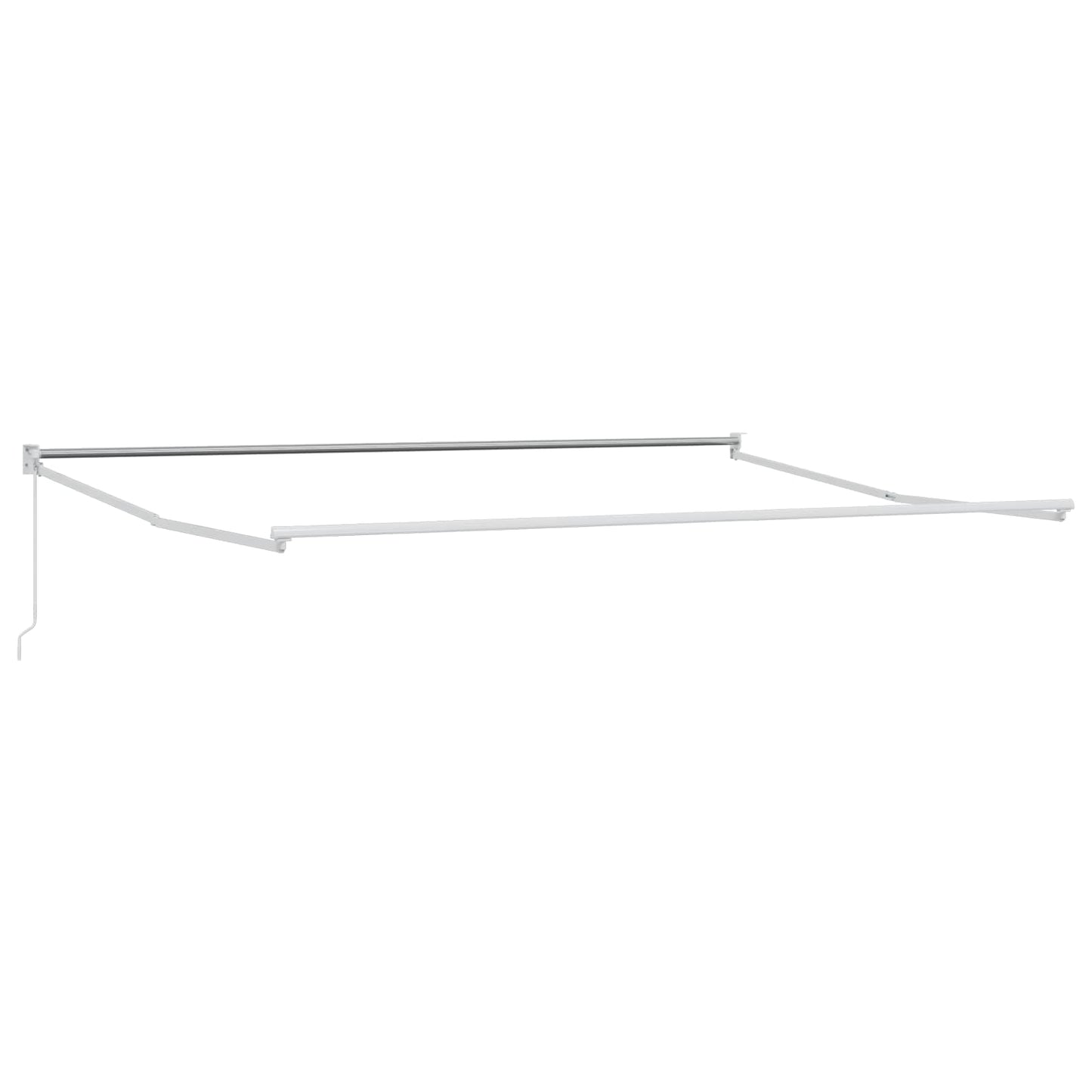 Retractable Awning Yellow and white 4 x 2 m