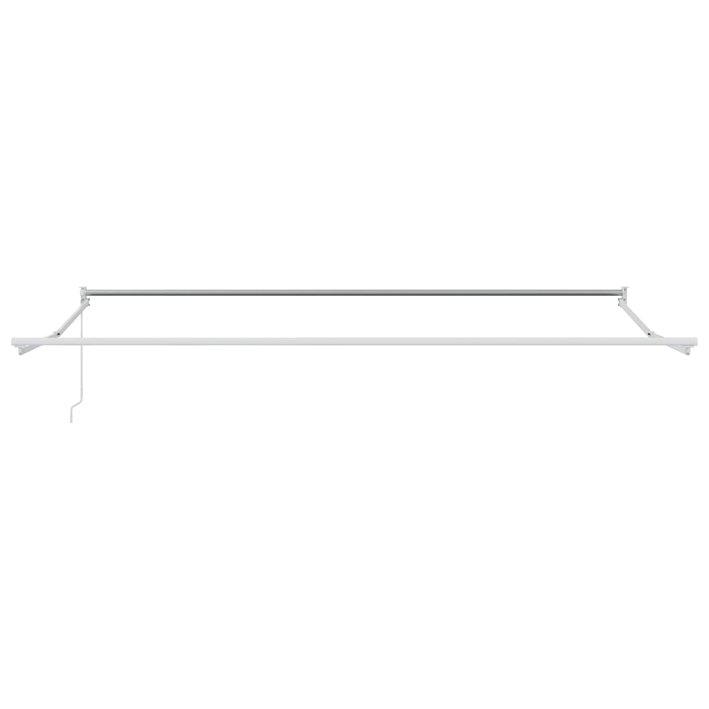 Retractable Awning Yellow and white 4 x 2 m