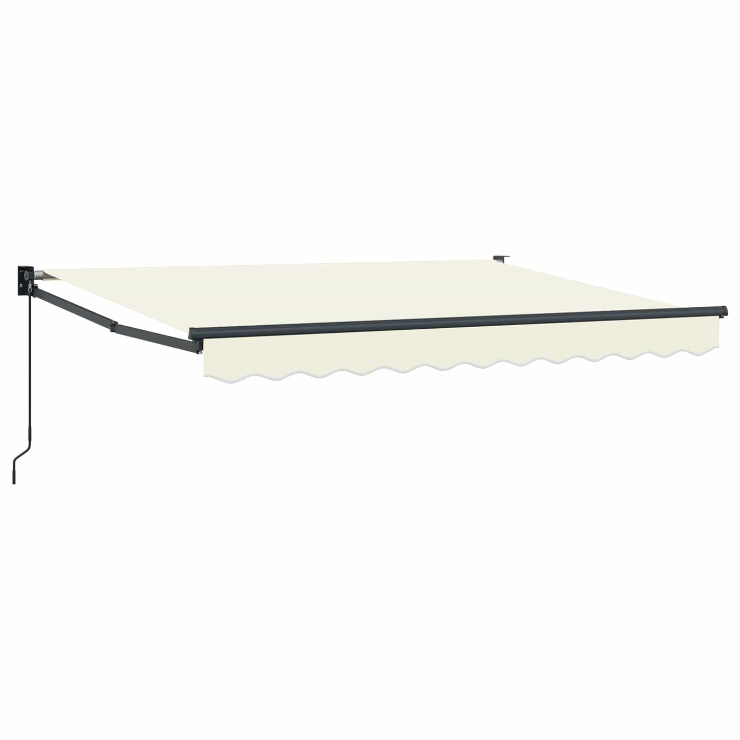 Retractable Awning Cream 3 x 2 m 100% Polyester and Aluminium