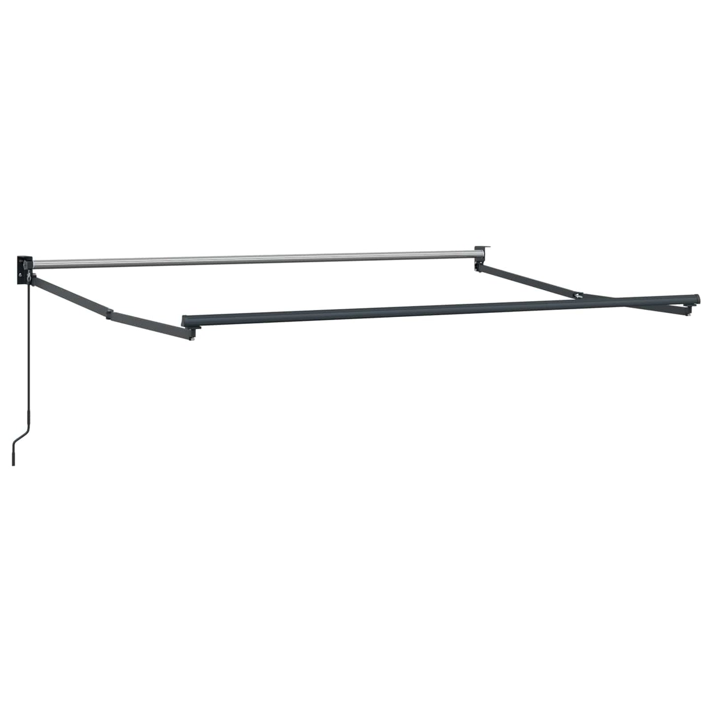 Retractable Awning Anthracite and White 3 x 2 m
