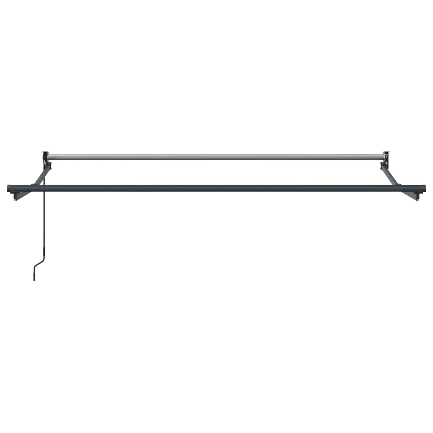 Retractable Awning Anthracite and White 3 x 2 m