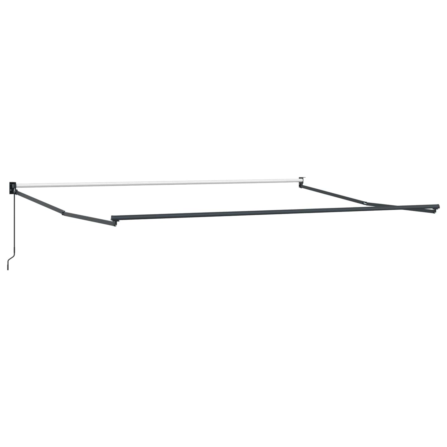 Retractable Awning Yellow and white 4 x 2 m