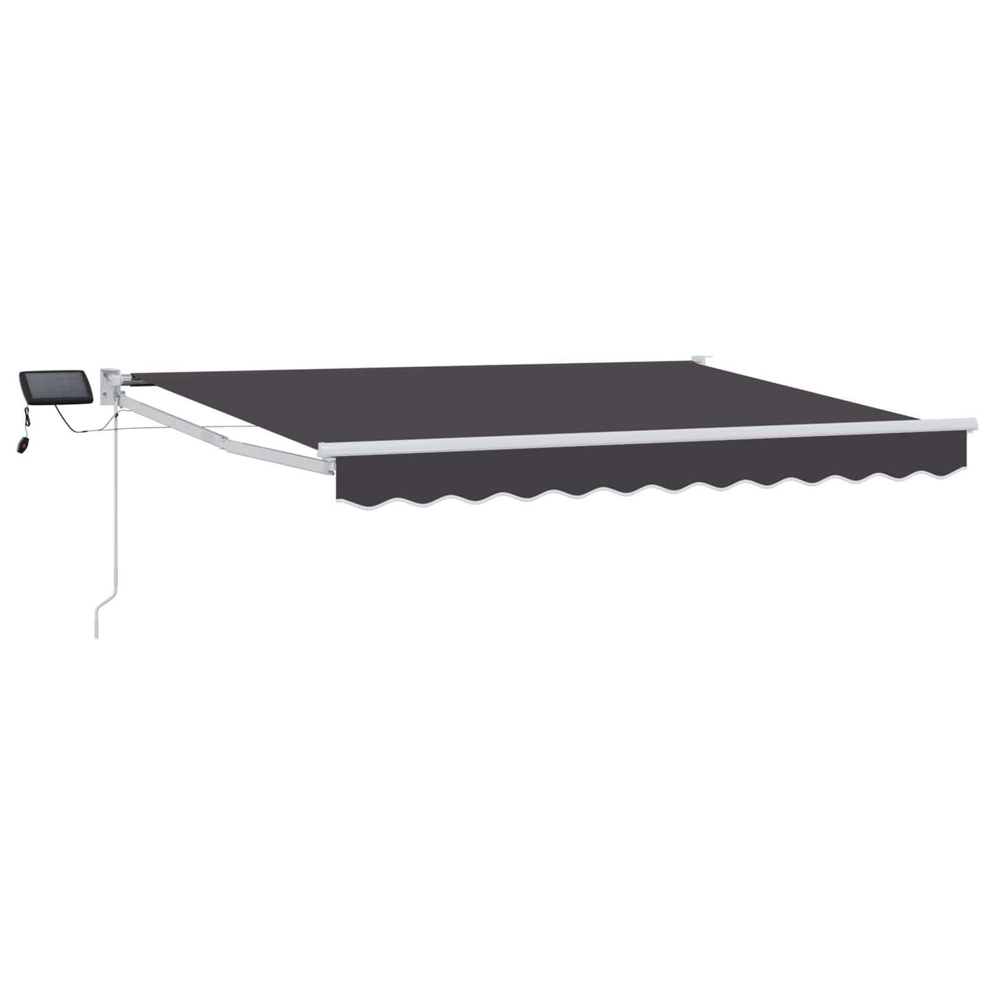 Manual Retractable Awning with LEDs 2.5 x 2 m