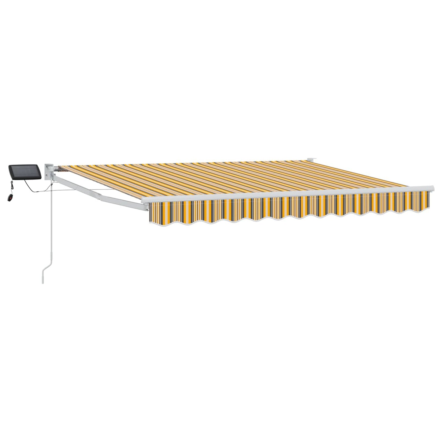 Manual Retractable Awning with LEDs 2.5 x 2 m