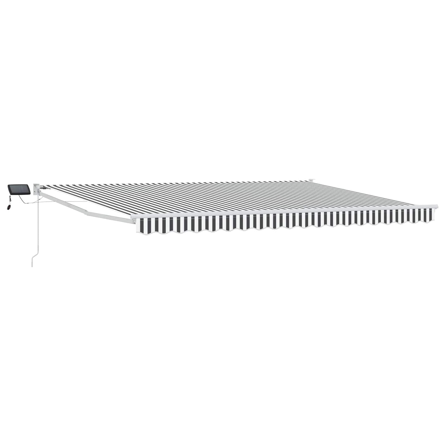 Manual Retractable Awning with LEDs 4 x 2 m
