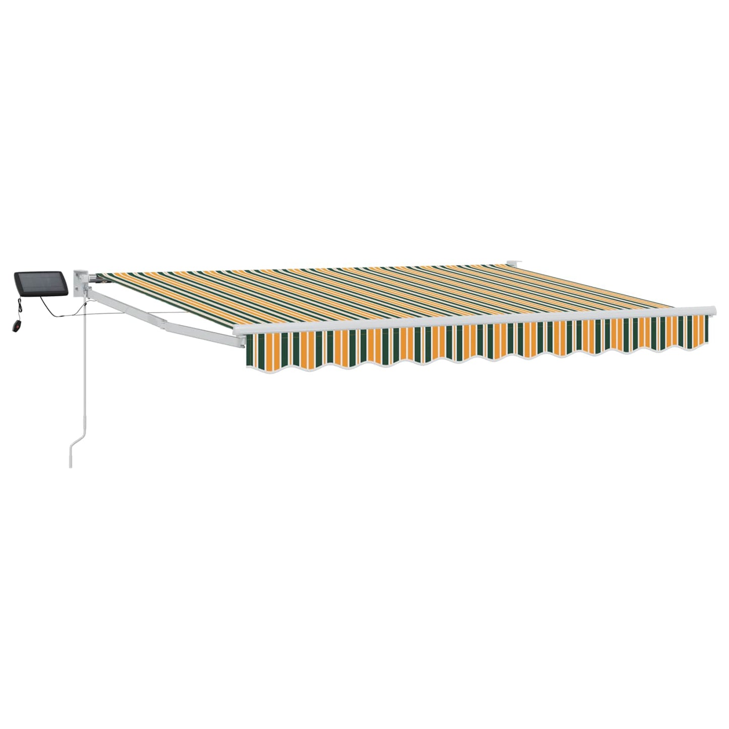 Manual Retractable Awning with LEDs 3.5 x 2.5 m